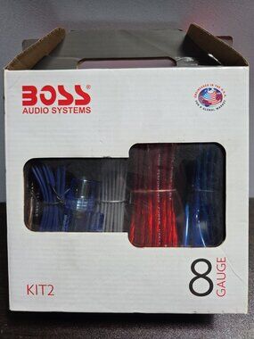 New 8 GAUGE BOSS AMP WIRING INSTALL KIT AMPLIFIER POWER SUB SUBWOOFER New